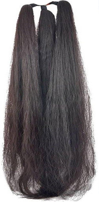 

KashQueen 24Inchs Hair Parandi for Wedding Accessories Braid Extension(Black)