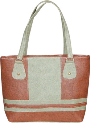 

3NG Hand-held Bag(Brown, Green)