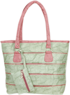 

AFFASHION Hand-held Bag(Green, Pink)