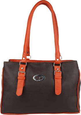 

DN DEALS Hand-held Bag(Brown, Orange)