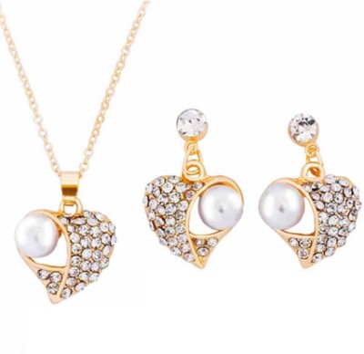 iTS Alloy Gold-plated Gold Jewellery Set(Pack of 1)