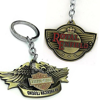 

Techitry Harley Davidson & Royal Enfield Combo Key Chain