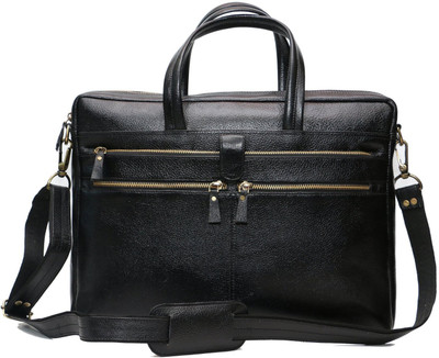 MOZRI 15 inch Laptop Messenger Bag(Black)