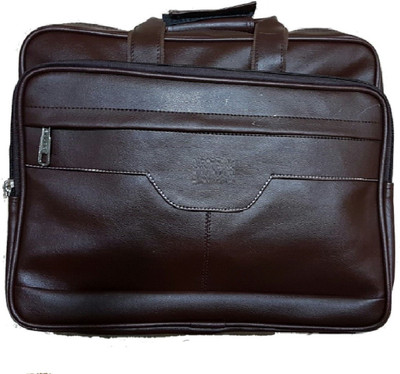 

Bruzone 15 inch Laptop Messenger Bag(Brown)