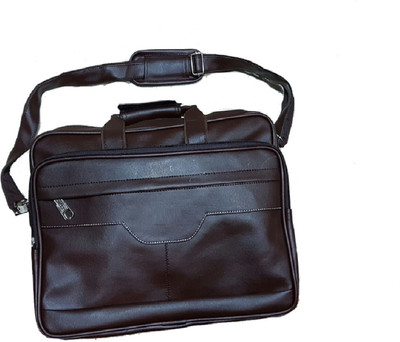 

Bruzone 15 inch Laptop Messenger Bag(Brown)