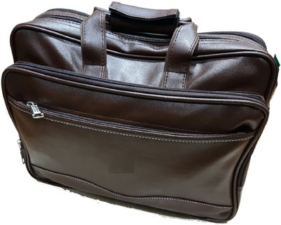 

Bruzone 15 inch Laptop Messenger Bag(Brown)