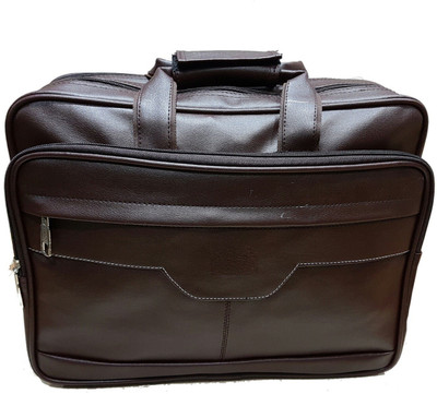 

Bruzone 15 inch Laptop Messenger Bag(Brown)