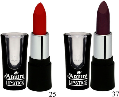 

Amura A-100 Smart Look LipStick Set of 2(37, 25, 4.5 g)