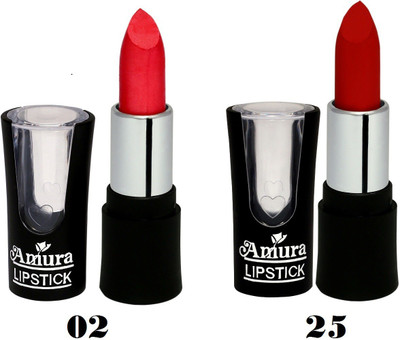 

Amura A-100 Smart Look LipStick Set of 2(02, 25, 4.5 g)