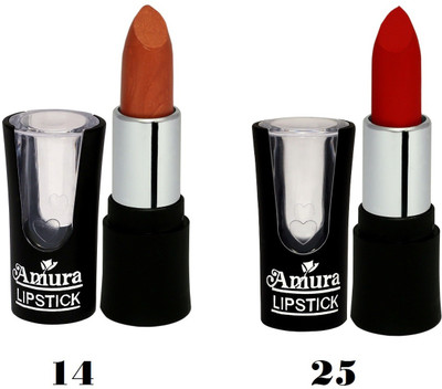 

Amura A-100 Smart Look LipStick Set of 2(14, 25, 4.5 g)