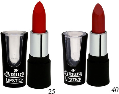 

Amura A-100 Smart Look LipStick Set of 2(40, 25, 4.5 g)