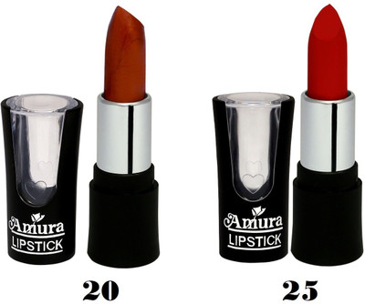 

Amura A-100 Smart Look LipStick Set of 2(20, 25, 4.5 g)