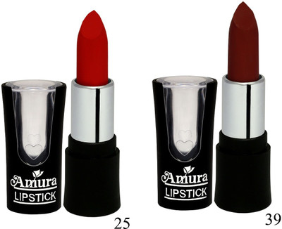 

Amura A-100 Smart Look LipStick Set of 2(39, 25, 4.5 g)
