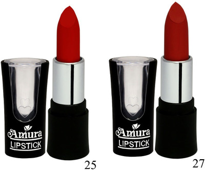 

Amura A-100 Smart Look LipStick Set of 2(27, 25, 4.5 g)