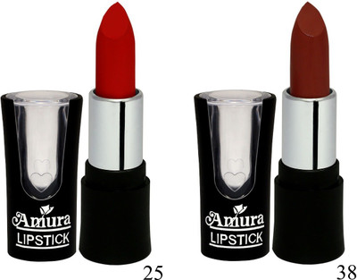 

Amura A-100 Smart Look LipStick Set of 2(38, 25, 4.5 g)