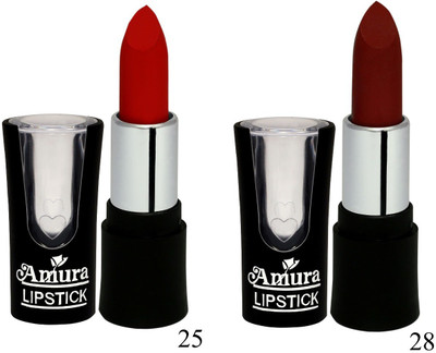 

Amura A-100 Smart Look LipStick Set of 2(28, 25, 4.5 g)