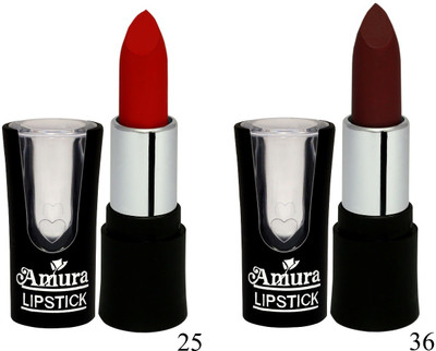 

Amura A-100 Smart Look LipStick Set of 2(36, 25, 4.5 g)