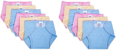 

Kidoyzz New Born Washable & Reusable Diaper/Langot/12 Nappy Set KD_NP_02, Multicolor