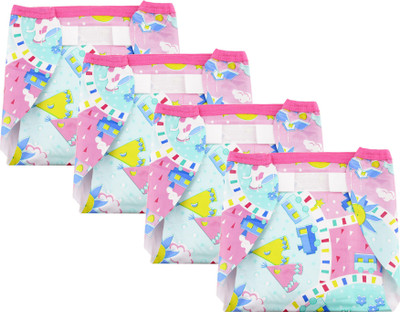 

Hatchlingz New Born Waterproof Velcro Nappy, Pink