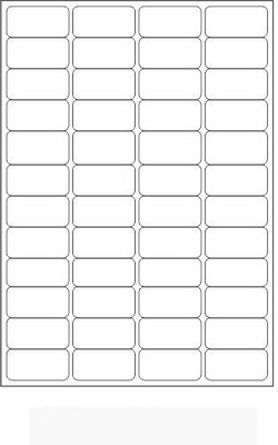 

Novajet Novajet 48 A4 Size Sticker Paper Self-adhesive Multipurpose Paper Label Self-adhesive Paper Label(White)