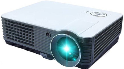 

Gadget Hero's 2000 lm LED Corded Portable Projector(White)