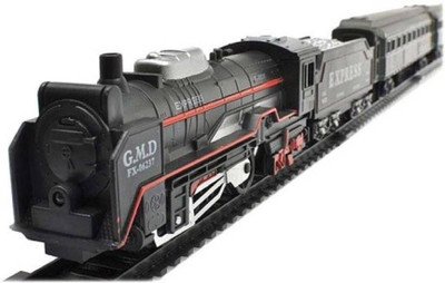 

Prro High Speed Metro with Round Track Battery Operated Train Set With Head Light RDX-08(Black)
