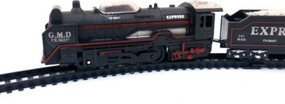 

K Dudes Train Set With Round Track Battery Operated with Head Light DUDE-05(Black)