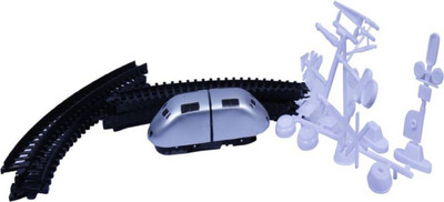 

K Dudes Merto High Speed Train with Round Track Battery Operated DUDE-26(Black)