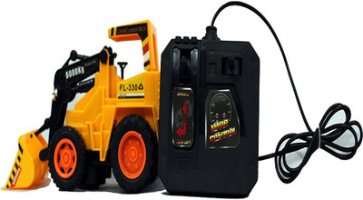 

K Dudes Jcb Construction Truck Toy with Wire Remote Control For Boys & Girls DUDE-10(Multicolor)