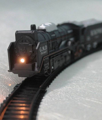 

K Dudes Train Set With Round Track Battery Operated with Head Light DUDE-18(Black)