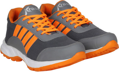 

Kraasa Sports Running Shoes For Men(Grey, Orange