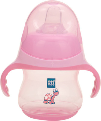 

MeeMee Bite Resistant Soft Spout Sipper Cup (Pink) 230 ml(Pink)