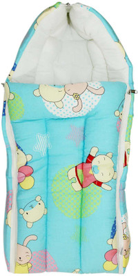 

Tumble Teddy Print Baby Carry Nest Sleeping Bag(Blue