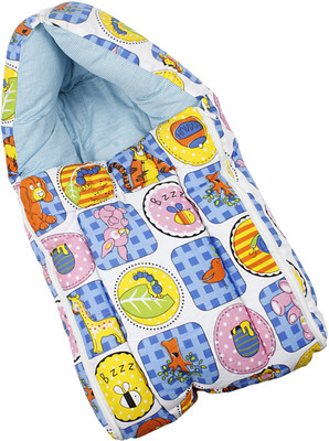 

Smilemakers Baby Comfort Sleeping Carry Bag Sleeping Bag(Multicolor, Blue