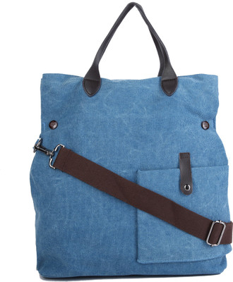 

Urbantra Women Casual Blue Canvas Hand-held Bag