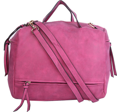 

Urbantra Women Casual Pink Leatherette Sling Bag