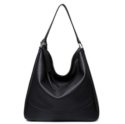 

Urbantra Women Casual Black Leatherette Hand-held Bag