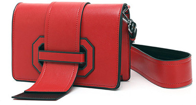 

Urbantra Women Casual Red Leatherette Sling Bag
