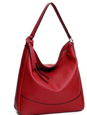 

Urbantra Women Casual Red Leatherette Hand-held Bag