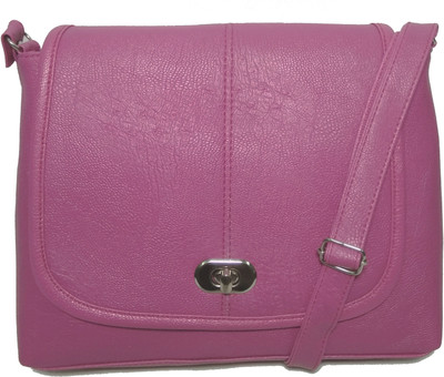 

AZED Collections Women Casual Pink PU Sling Bag