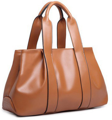 

Urbantra Women Casual Brown Leatherette Hand-held Bag