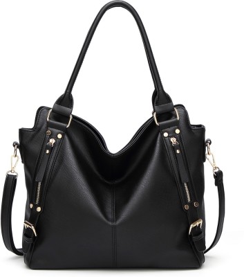 

Urbantra Women Casual Black Leatherette Sling Bag