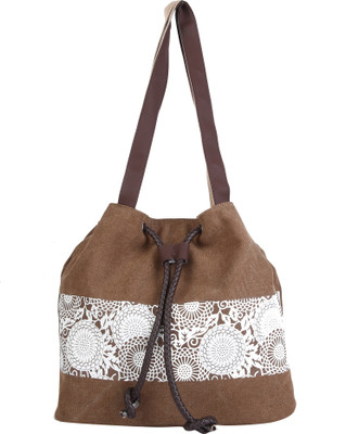 

Urbantra Women Casual Brown Canvas Sling Bag