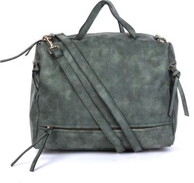 

Urbantra Women Casual Green Leatherette Sling Bag