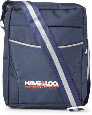 

HAVEALOOK Men & Women Formal Blue Nylon Sling Bag