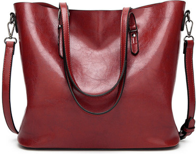 Urbantra Women Casual Maroon Leatherette Sling Bag