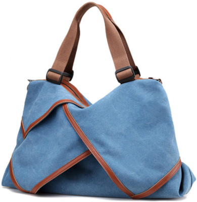 

Urbantra Women Casual Blue Canvas Hand-held Bag