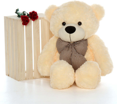 

Skylofts Stuffed 3 feet Giant Cute Beige Teddy Bear Birthday Valentine Gift - 100 cm(Beige)