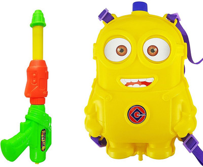 

Confidence Colorful Toys Pichkari For Kids Boys And Girls / Pichkari With Water Tank And Gun / Pichkari For Holi / Pichkari With Water Splash Tank (K-067)(Multicolor)
