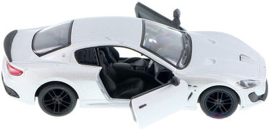 

Kinsmart 5" 1:38 Scale Gran Turismo MC Stradale Diecast Model Car Door Openable and Pull Back Action From Flying Toyszer(Silver)